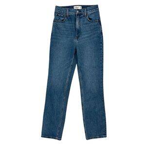Abercrombie & Fitch Jeans Ultra High Rise Straight Womens Size 25 Long